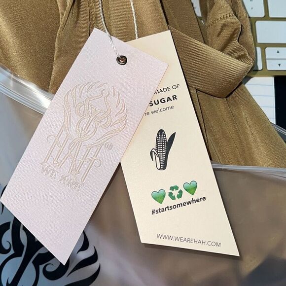 Free People We are HAH Revolve NWT Knock Out Top Corset Shroom Size M - Picture 6 of 6